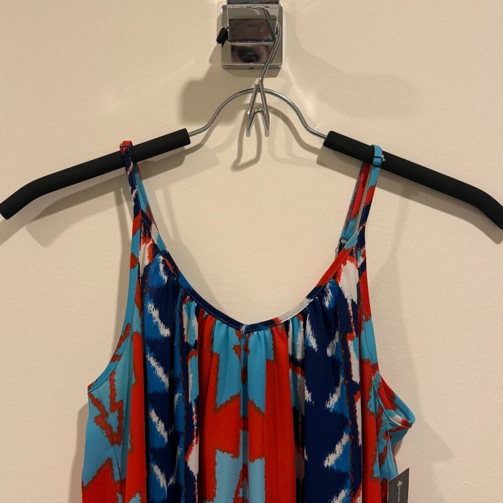 Spring/Summer Tank Bright Pattern Multi-Colored Print - Picture 11 of 11